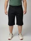 Bermuda Masculina Jeans Preto Plus Size