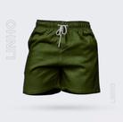 Bermuda Masculina Linho - Musgo
