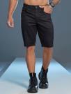 Bermuda Masculina Preta Casual Pit Bull Jeans 86357 Bermuda Masculina Preta Casual Pit Bull Jeans 86357