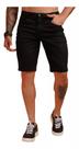 Bermuda Masculina Preta Pit Bull Jeans Original 79976 Bermuda Masculina Preta Pit Bull Jeans Original 79976