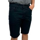 Bermuda Masculina Sarja Com Elastano Preta Vilejack