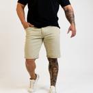 Bermuda Masculina Sarja Sport Fino Bolso Embutido Com Lycra