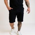 Bermuda Masculina Sarja Sport Fino Bolso Embutido Com Lycra