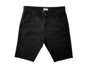 Bermuda Masculina Slim Fit em Sarja com elastano Tecido Algodão Bicolor Premium - não esgarça
