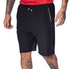 Bermuda Masculina Style Zíper Lateral Leve Preto