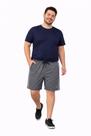 Bermuda Masculina Tactel Praia Plus Size Cinza Stilo Sport