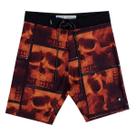 Bermuda mcd masculina original digital skull preto