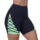 Bermuda Meia Coxa Fitness Feminina Detalhes Lateral Cós Alto Orbis - Nalu