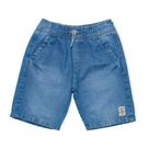 Bermuda Menino Mania Kids Jogger Jeans Claro Fecho Elástico Tamanho:10