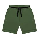 Bermuda Menino Milon em Moletom sem Felpa Verde Musgo