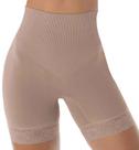 Bermuda Modeladora DeMillus Chic Modellare Com Renda 94261 Alta Compressão M BEGE