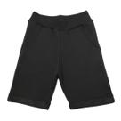 Bermuda Moletinho Juvenil 10 a 16 Anos Infantil Menino Praia Férias Escolares Esportes Uniforme Escolar Básica Moletom Com Bolso Algodão Baby Deluxe