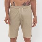 Bermuda Moletom C/ Bolso Chapado Areia
