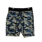 Bermuda Moletom Ellus Camuflagem Azul Bermuda Moletom Ellus Camuflagem Azul
