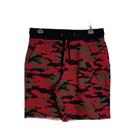 Bermuda Moletom Ellus Camuflagem Vermelho Bermuda Moletom Ellus Camuflagem Vermelho