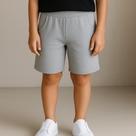 Bermuda Moletom Infantil Menino Short Básico Cores Lisas