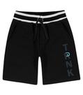 Bermuda Moletom Infantil Trick Nick Preto Bermuda Moletom Infantil Trick Nick Preto