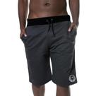 Bermuda Moletom Logo Masculina Algodão Bolso Cós Elástico