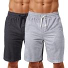 Bermuda Moletom Masculina Bolsos Lisa Cordão Ajustável Kit 2