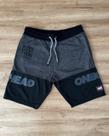 Bermuda Moletom Onbongo Mescla com Preto -