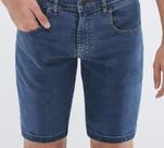 Bermuda Ogochi Jeans Essencial Azul Médio: