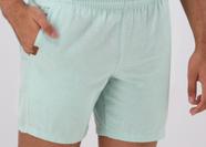 Bermuda Ogochi Linho Casual Verde Claro:
