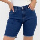 Bermuda Ouzzare Jeans Ciclista Feminina