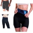 Bermuda para sauna portatil compressao termica roupa mulher homem treinamento treino corrida bike abdominal feminino mas