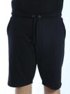 Bermuda Plus Size Masculina de Moletom Academia Preto