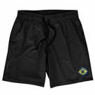 Bermuda Praia Elastano Premium Preto WSS Brasil
