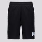 Bermuda Puma ESS Big NO. 1 Logo Preto Bermuda Puma ESS Big NO. 1 Logo Preto
