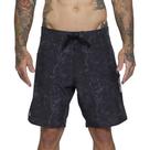 Bermuda RVCA Benj Skull 18" SM25 Masculina Preto