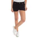Bermuda Sarja Aleatory Feminina Sunrise Preta