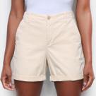 Bermuda Sarja GAP Chino Dobra Feminina Bermuda Sarja GAP Chino Dobra Feminina