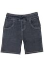 Bermuda Sarja Infantil Menino Preto - LBM