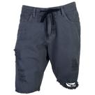 Bermuda Sarja Masculina Nicoboco Distroyed Cinza - 44390