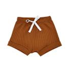 Bermuda Short Curto Tapa Fraldas Canelado Light Bebê Básico Baby Liso Bermuda Short Curto Tapa Fraldas Canelado Light Bebê Básico Baby Liso