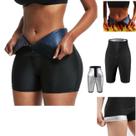 Bermuda Short Legging Com Cinta Efeito Sauna 3 Niveis Ajuste