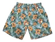 Bermuda Short Mauricinho Praia Estampa Flor 2 Bolsos Lat 386