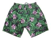 Bermuda Short Mauricinho Praia Estampa Flor 2 Bolsos Lat 386