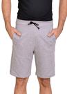 Bermuda Shorts Masculina Moletom Cinza Casual Bermuda Shorts Masculina Moletom Cinza Casual
