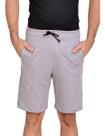 Bermuda Shorts Masculina Moletom Cinza Casual