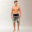 Bermuda Surf Masculina Estampa Spring Blossom Laranja