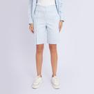 Bermuda susie com nervura jeans feminino