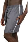 Bermuda Tactel Esporte Lisa Masculina Cinza