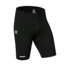 Bermuda Térmica de Compressão Masculina Segunda Pele Proteção Solar com Bolso