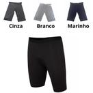 Bermuda térmica masculina segunda pele proteção UV TB moda fitness
