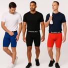 Bermuda Térmica Plus Size Kit 3 Peças G1 a G5 Anti Assadura para Corrida Academia Futebol Compressão