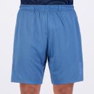 Bermuda Topper Malha Stamp Logo Azul