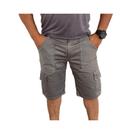 Bermuda Uniforme Esportiva Brim 4 Bolsos Meio Elástico